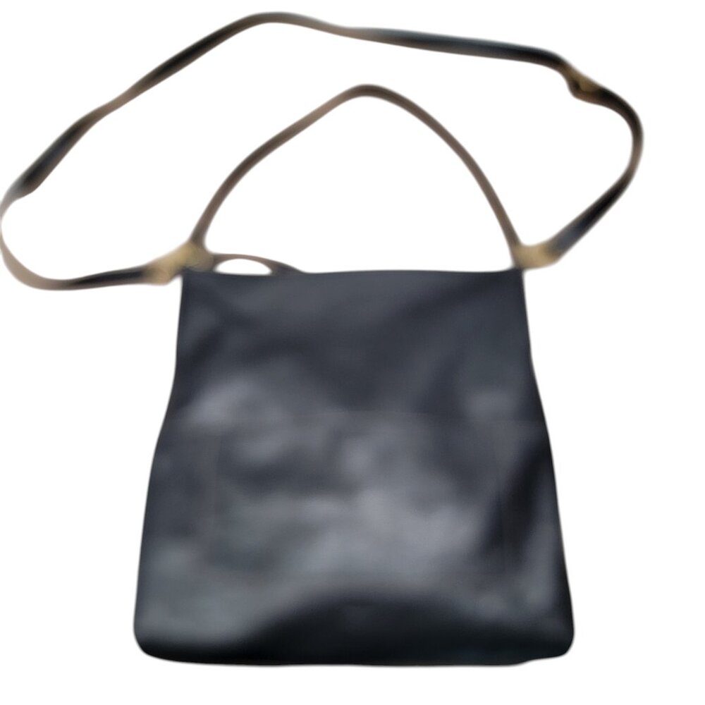 FOSSIL "Amelia" Black Pebbled Leather Hobo Bag, Excellent Used Condition - Picture 3 of 9